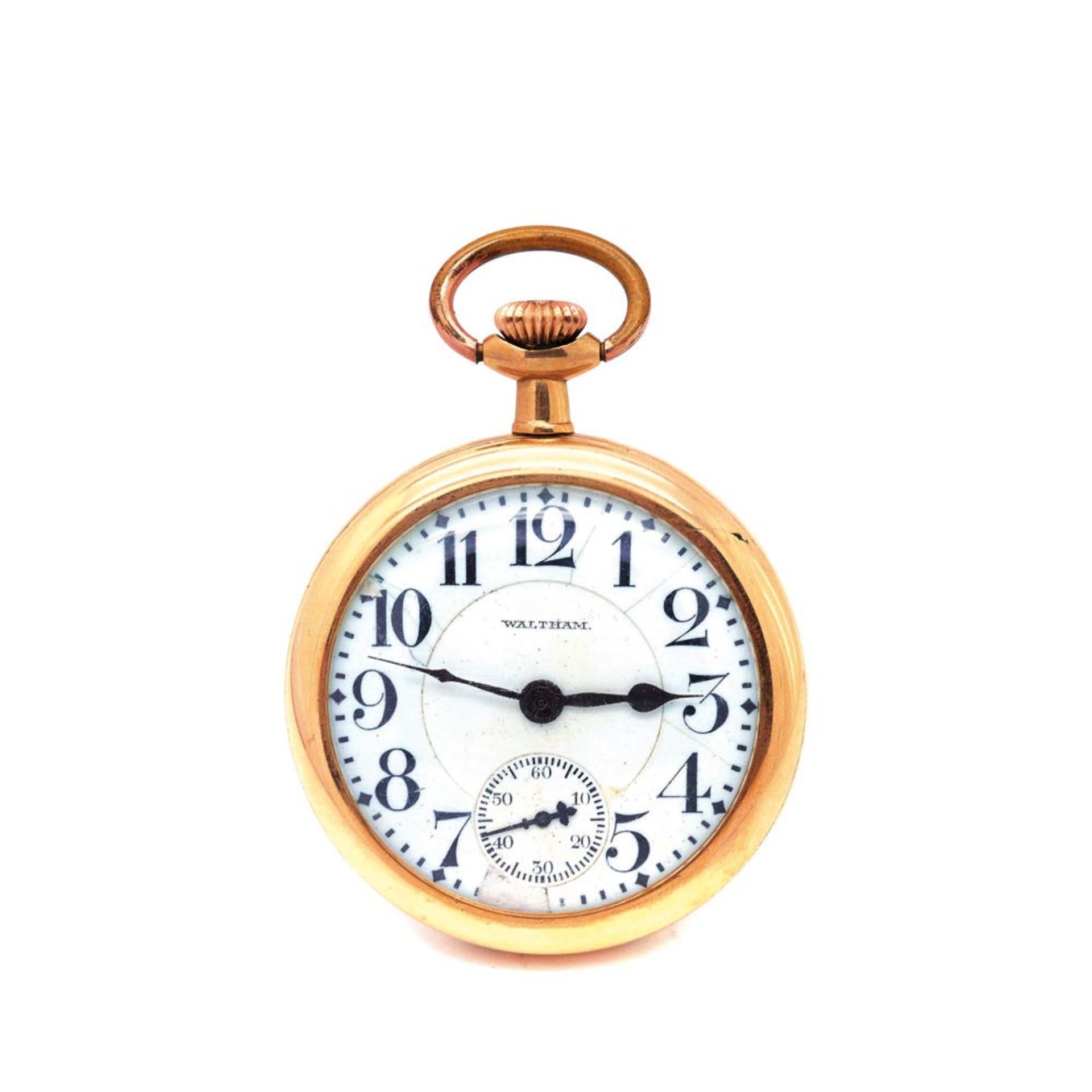 Watchman gold lepine pocket watch early 20th century