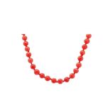 Coral root necklace