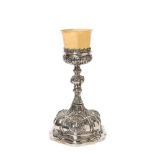 Spanish silver and gilt silver chalice, late 18th century