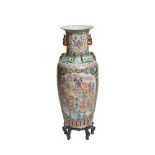 Chinese Canton porcelain vase