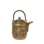 Chinese bronze teapot