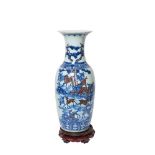 Chinese blue and white porcelain vase