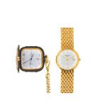 De Lis Paris and Mercury bluing metal and gold plated wristwatch lot, c.1970