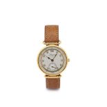 Longines gold plated and leather wristwatch