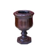 Mahogany wood jardiniere