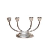 Silver candelabra