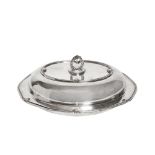 Silver vegetable dish