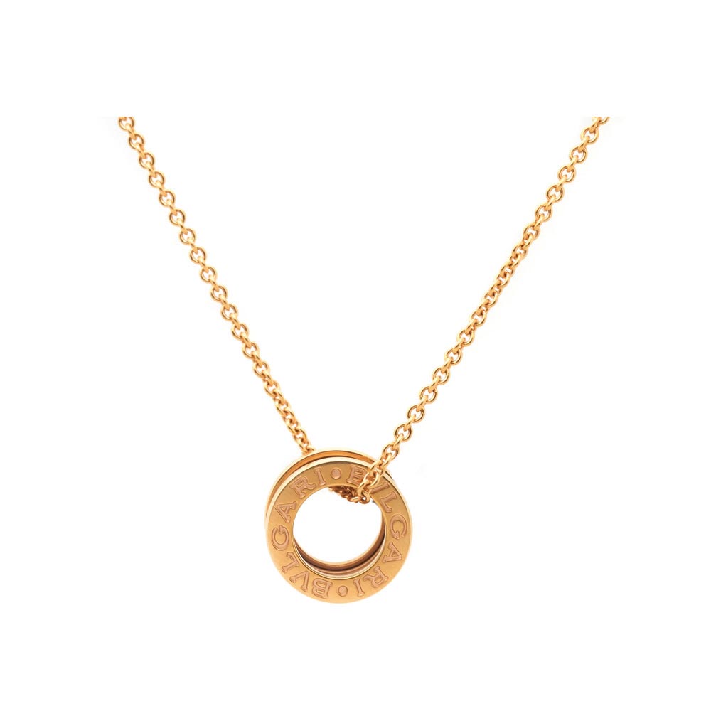 Bvlgari pink gold pendant