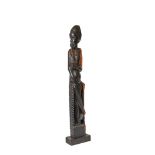 African carved wood figure