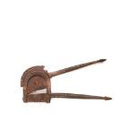 Cast iron tobacco cutter, 19th century