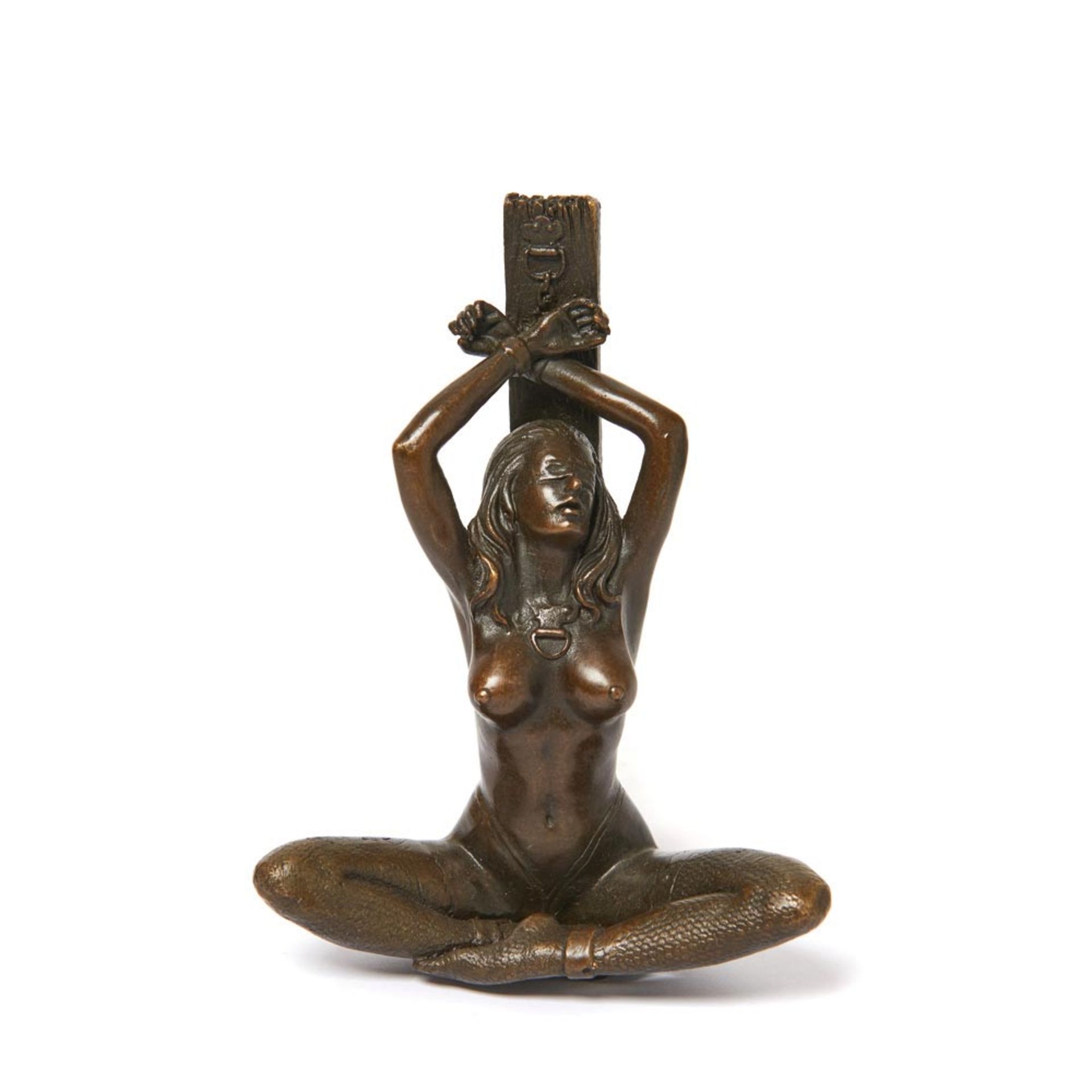 French bronze erotic nude sculpture
