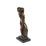 European bronze Dans le rêve sculpture