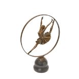 French bronze Art Deco style dancer sculpture