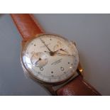 Gentlemans 18ct gold cased chronometer wristwatch,