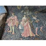 Reproduction printed tapestry panel,