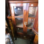 South African hardwood corner cabinet,