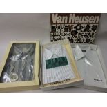 Gentleman's Liberty of London shirt in original box together with two new Van Huesen shirts