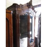 19th Century Continental walnut armoire,
