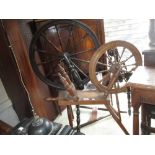 Early 20th Century spinning wheel (a/f)