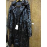 Ladies full length squirrel fur coat