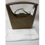 Tanner Krolle leather handbag enclosing a smaller suede handbag,