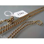 Yellow gold guard chain,