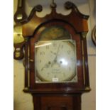 George III mahogany longcase clock,