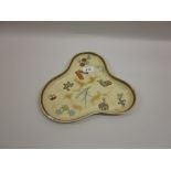 Late 19th Century Worcester Japanesque trefoil dish