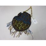 Ladies 1920's Bakelite and beaded evening bag (a/f)