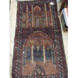 Belouch prayer rug (a/f) and another similar (a/f)