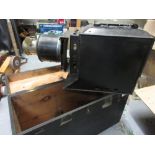 19th Century magic lantern together with a large quantity of mainly local interest slides and