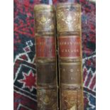 Two volumes ' Life and Adventures of Robinson Crusoe ', 1820, published by T. Cadell and W.