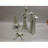 Four various boxed Lladro porcelain figures