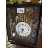Mid 19th Century German frame clock,