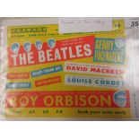 1963 Granada hand bill featuring The Beatles, Roy Orbison, Jerry and The Pacemakers etc.