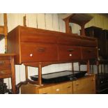 Mid 20th Century teak six drawer dressing table