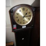 1930's Oak grandmother clock with three train movement (a/f)