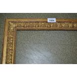 Early 19th Century gilt composition frame, having raised leaf and bead decoration, 16.5ins x 12.