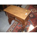 Reproduction oak box stool and a reproduction oak joint stool