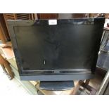 Small Grundig flat screen television (a/f)
