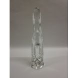 20th Century Daum crystal glass figure of Madonna, 13.