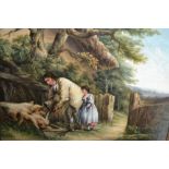 Style of George Morland, 19th Century oil on canvas,