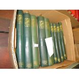 Ten green Stanley Gibbons Senator albums containing a collection of World stamps