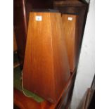 Pair of Larson mid 20th Century teak Pyramiden omnidirectional loudspeakers designed by Bengt