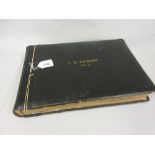 Black album containing a quantity of military photographs of the Royal Military College and