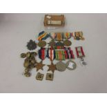 Group of three World War I medals awarded to Lieutenant D.E. Kittow R.F.A.