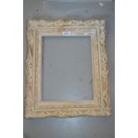 White distressed painted pine picture frame