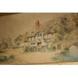 Dudley Hughes, unframed watercolour, Elstead, Sussex,