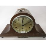 20th Century mahogany cased Westminster chiming mantel clock