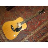 Montaya twelve string acoustic guitar